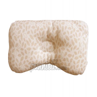 John n Tree หมอนหลุมผ้าฝ้าย ออร์แกนิค Basic - Floral Leaf